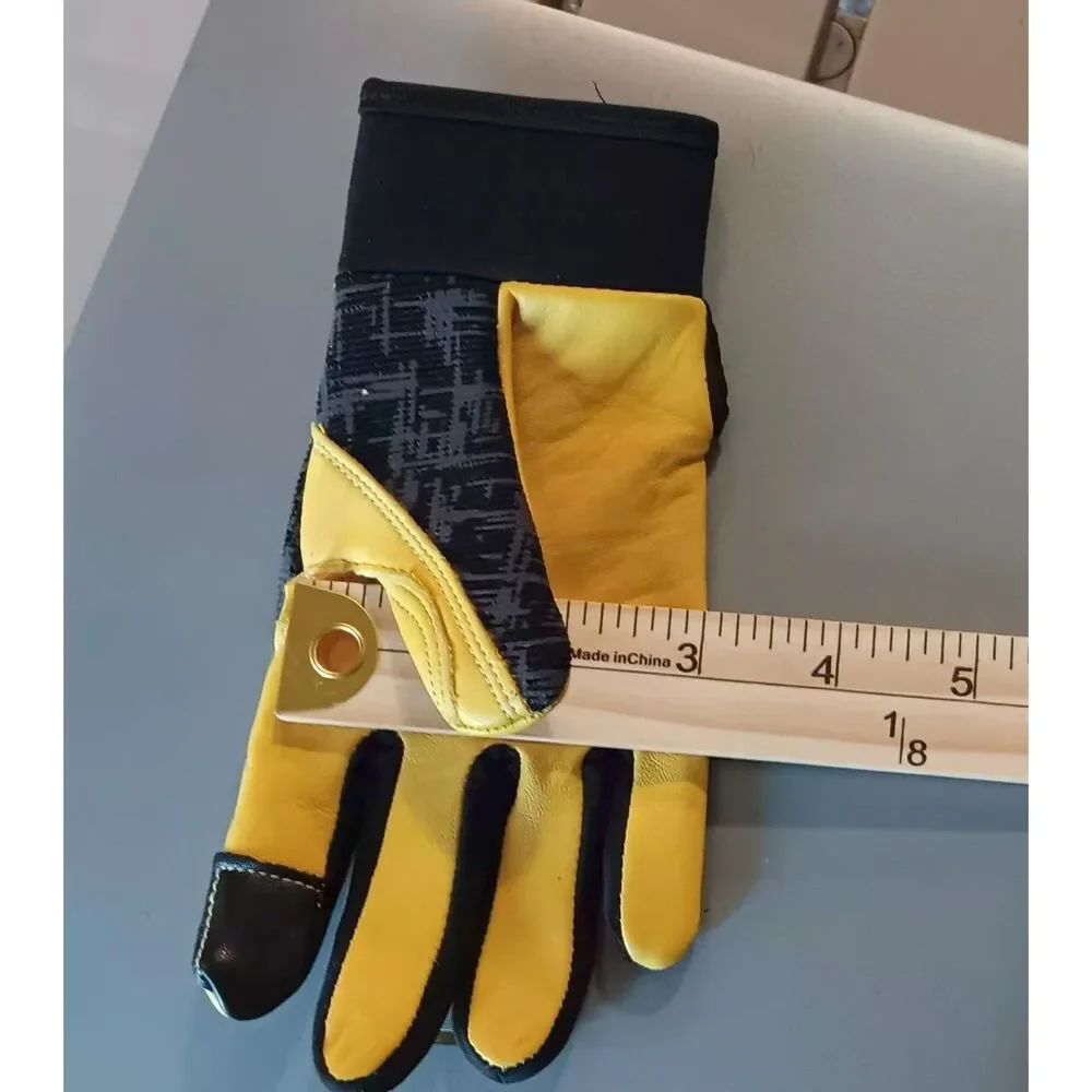 FEISHDEK Kids Size Small Leather Gardening Gloves Gloves 8-12 Years